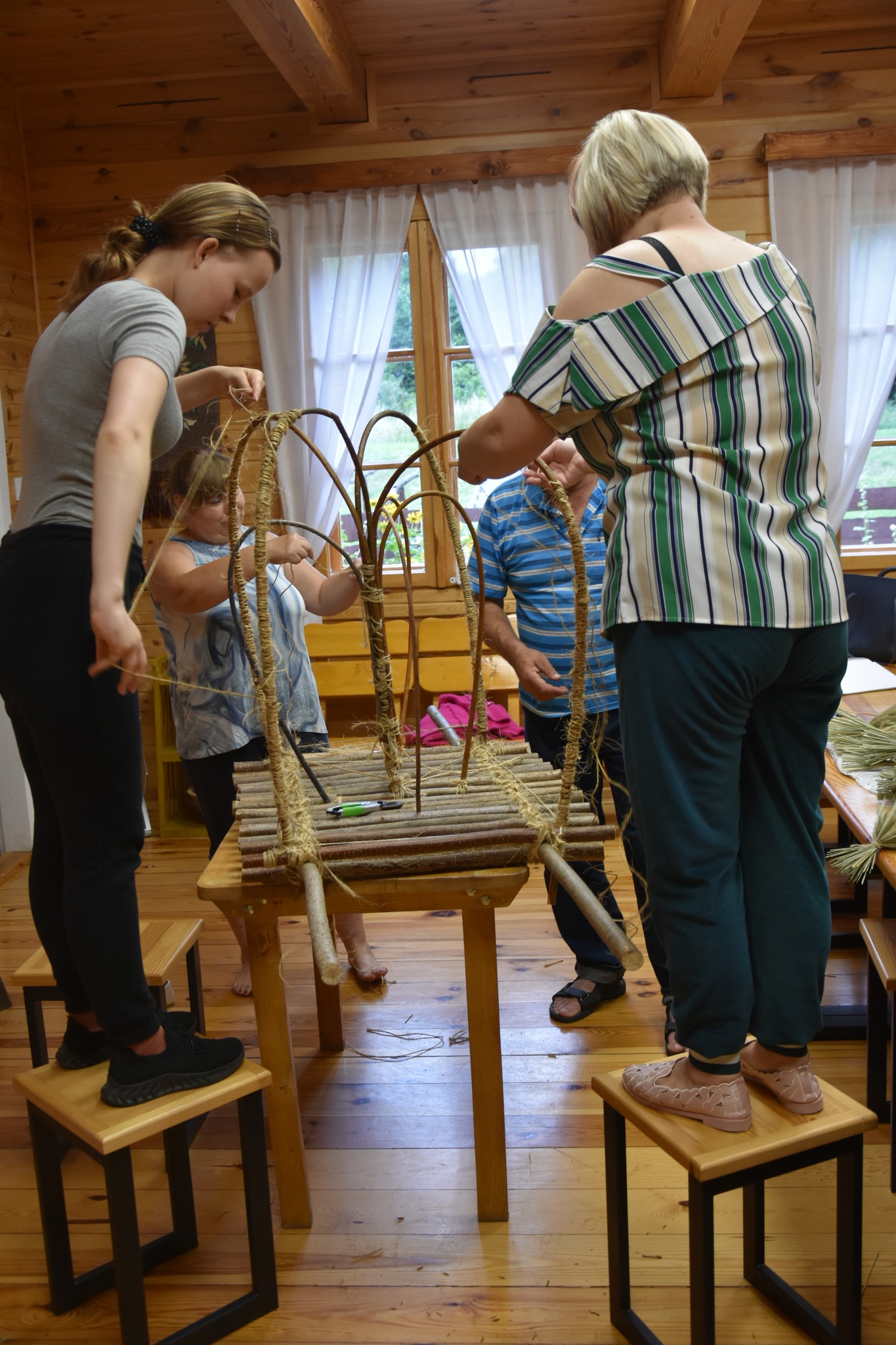 Warsztaty Tworzenia Tradycyjnego Wieńca Dożynkowego II